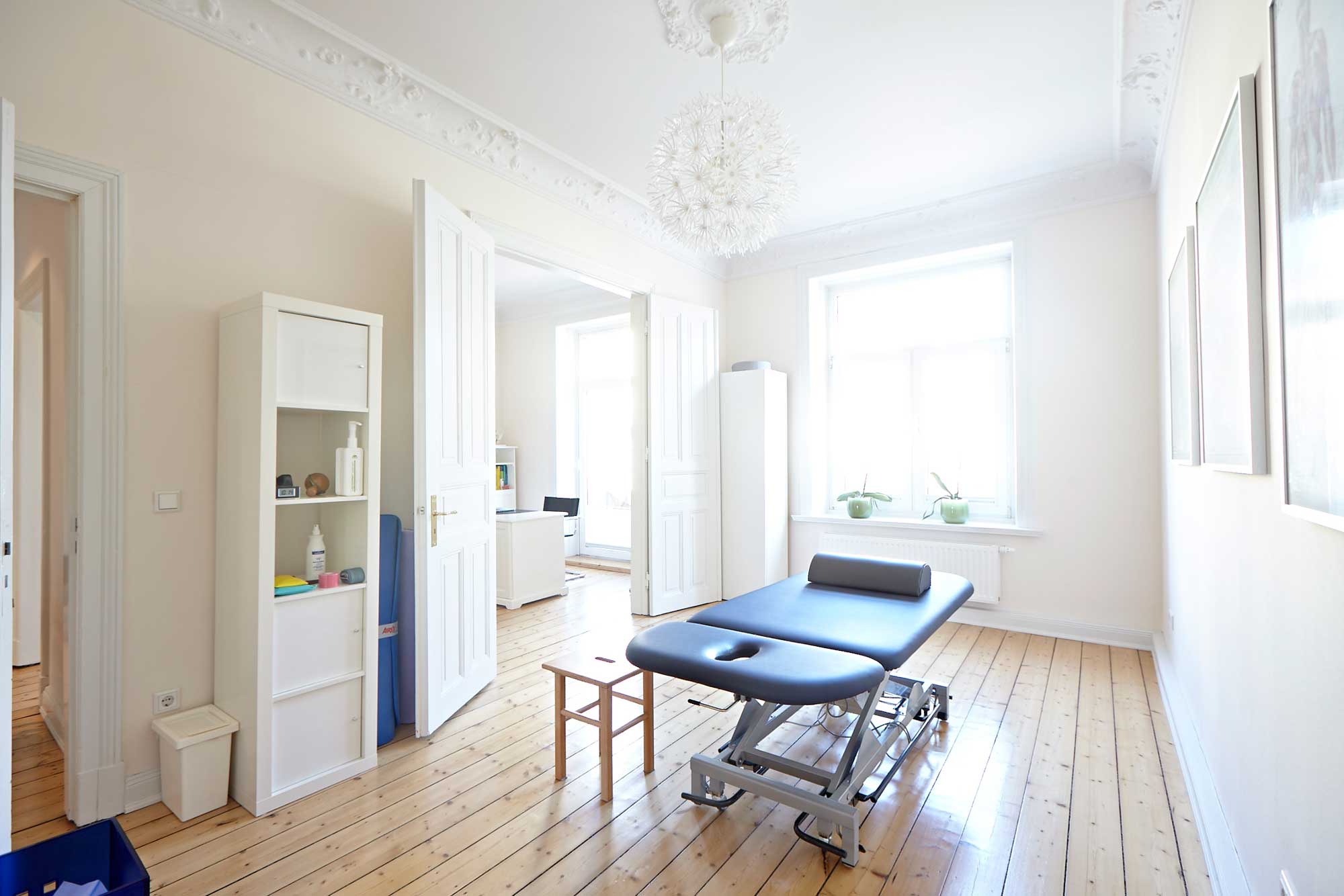 Praxis Physiotherapie und Manualtherapie Hamburg Eppendorf/Hoheluft - Behandlungsraum