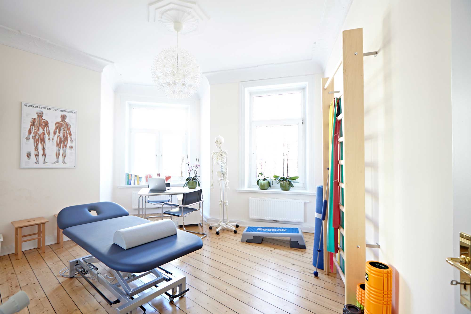 Praxis Physiotherapie und Manualtherapie Hamburg Eppendorf/Hoheluft - Behandlungsraum